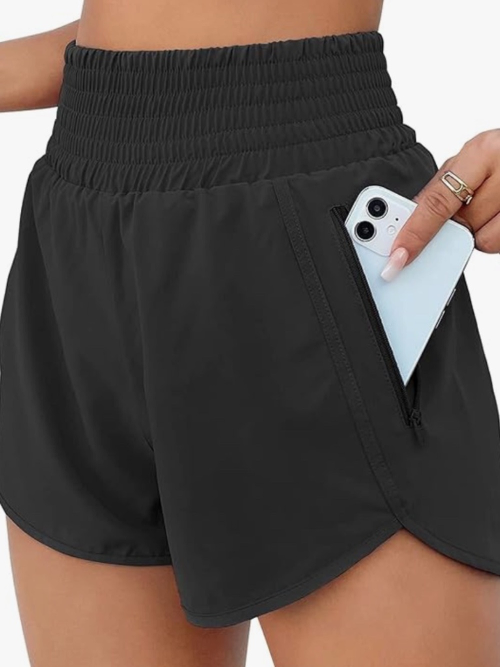 Women's Athletic Shorts High Waisted Running Short Pocket 2.5"